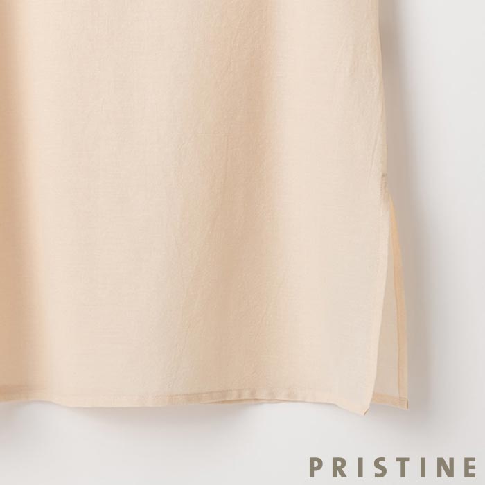 PRISTINE（プリスティン） ちりめんアンダードレス ナチュラル/Mサイズ